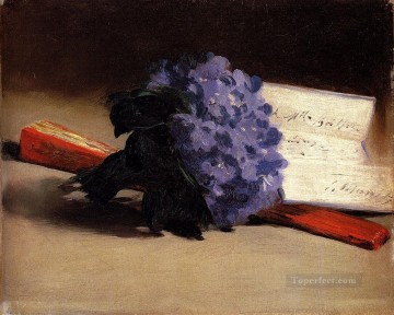Ramo De Violetas Bodegón Edouard Manet Impresionismo Flores Pinturas al óleo